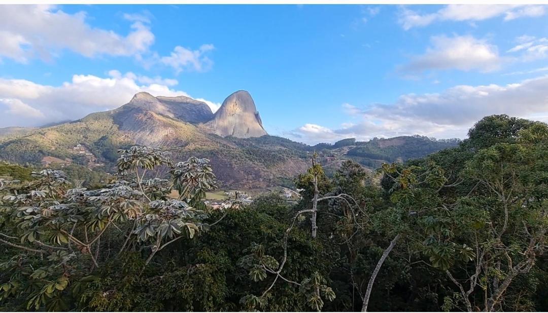 Vista Para Pedra Azul E Tv De 85" Exterior photo