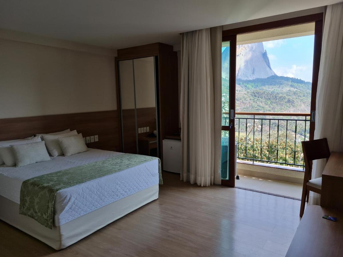 Vista Para Pedra Azul E Tv De 85" Exterior photo